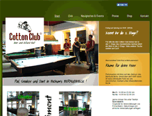 Tablet Screenshot of cottonclub-bo.de